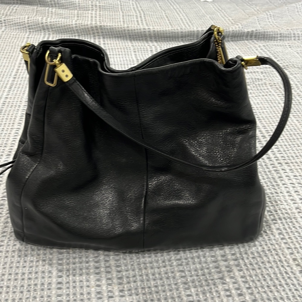 Coach Phoebe Pebbled Leather Shoulder Bag
